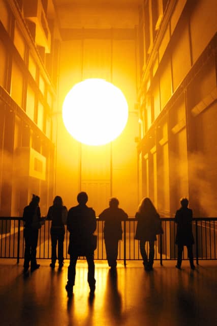 The weather project, 2003 -  Turbine Hall, Tate Modern London (The Unilever Series) – 2003 - Photo: Ari Magg