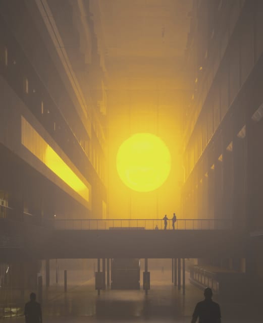 The weather project, 2003 - Turbine Hall, Tate Modern London (The Unilever Series), 2003 - Photo: Jens Ziehe