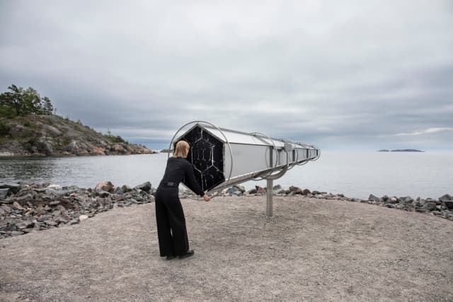 Viewing machine, 2001/2003 - Helsinki Biennial, Vallisaari Island – 2025 - Photo: HAM / Maija Toivanen