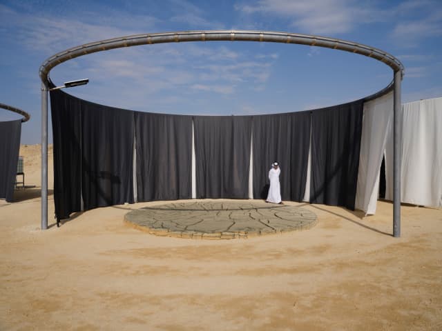 Your glacial-dust garden, 2023 - Al Thakhira, Qatar – 2023 - Photo: Anders Sune Berg