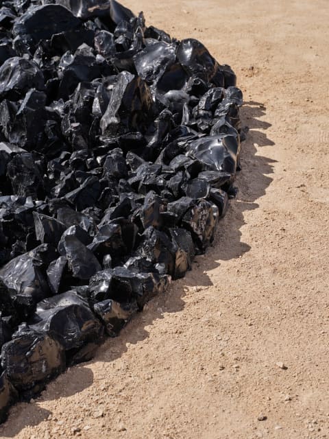 Your obsidian garden, 2023 (Detail) - Al Thakhira, Qatar – 2023 - Photo: Anders Sune Berg