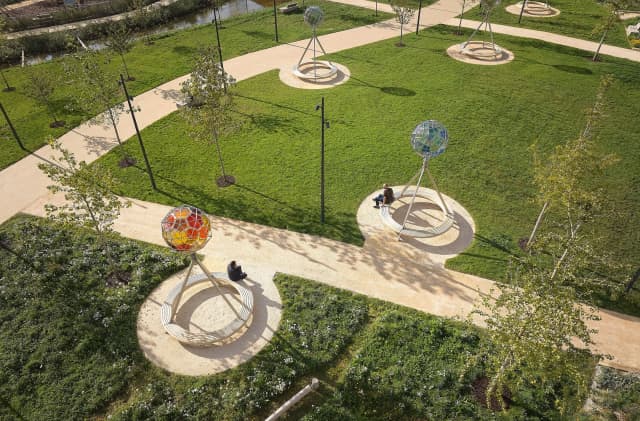 Your planetary assembly, 2024 - Oxford North, Oxford, United Kingdom – 2025 - Photo: Hufton + Crow