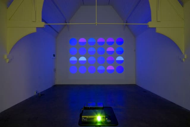 Your uncertainty of colour matching experiment, 2006 - Ikon Gallery, Birmingham, 2006 - Photo: Richard Short