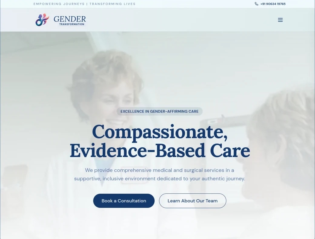 Gender Transformation — Redesign, launch support & social