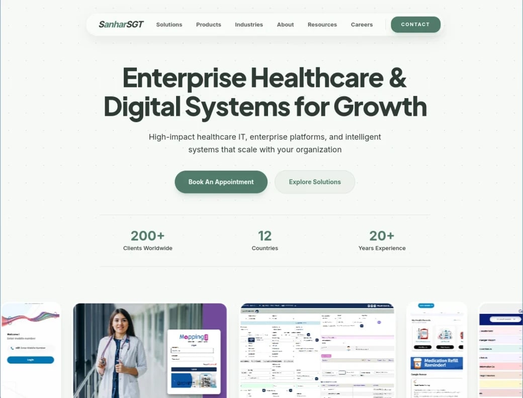 SanharSGT — Redesign + search visibility