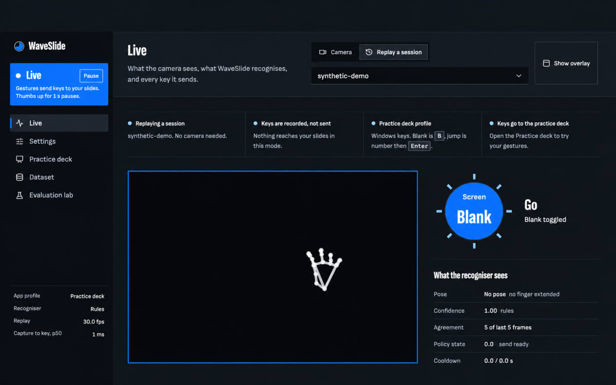 WaveSlide – Gesture-Controlled Presentation System thumbnail