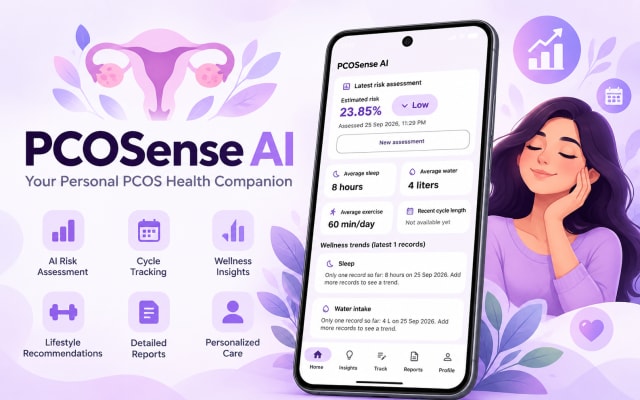 PCOSense AI – An AI-Powered Wellness and PCOS Risk Assessment System thumbnail