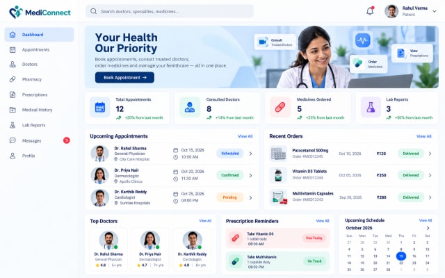 MediConnect – Smart Hospital Management System thumbnail