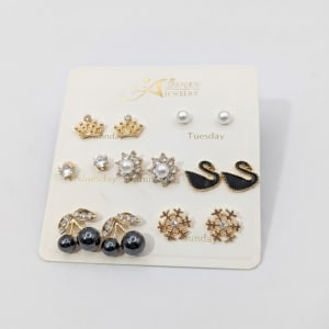 7 Days Ear Studs