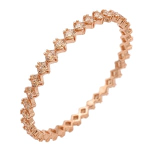 Golden crystal cuff bracelet
