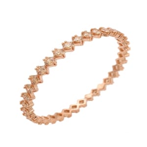 Golden crystal cuff bracelet