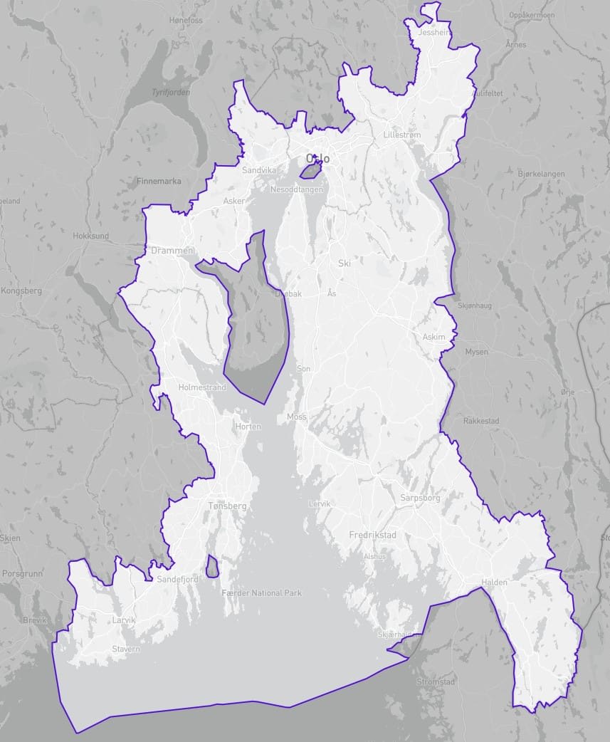 Dekningsområde Porterbuddy