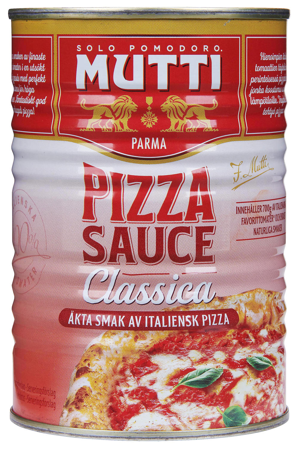 Mutti pizzasaus klassisk 400 g