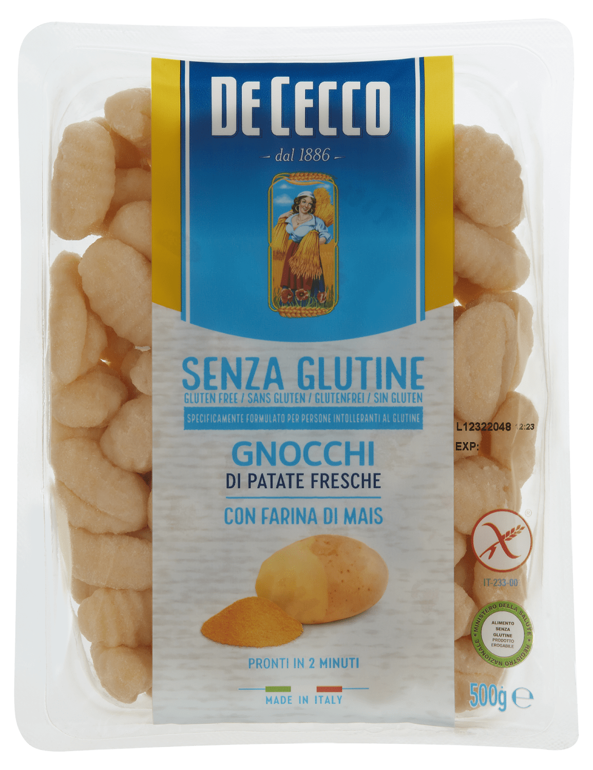 De Cecco glutenfri gnocchi 500 g