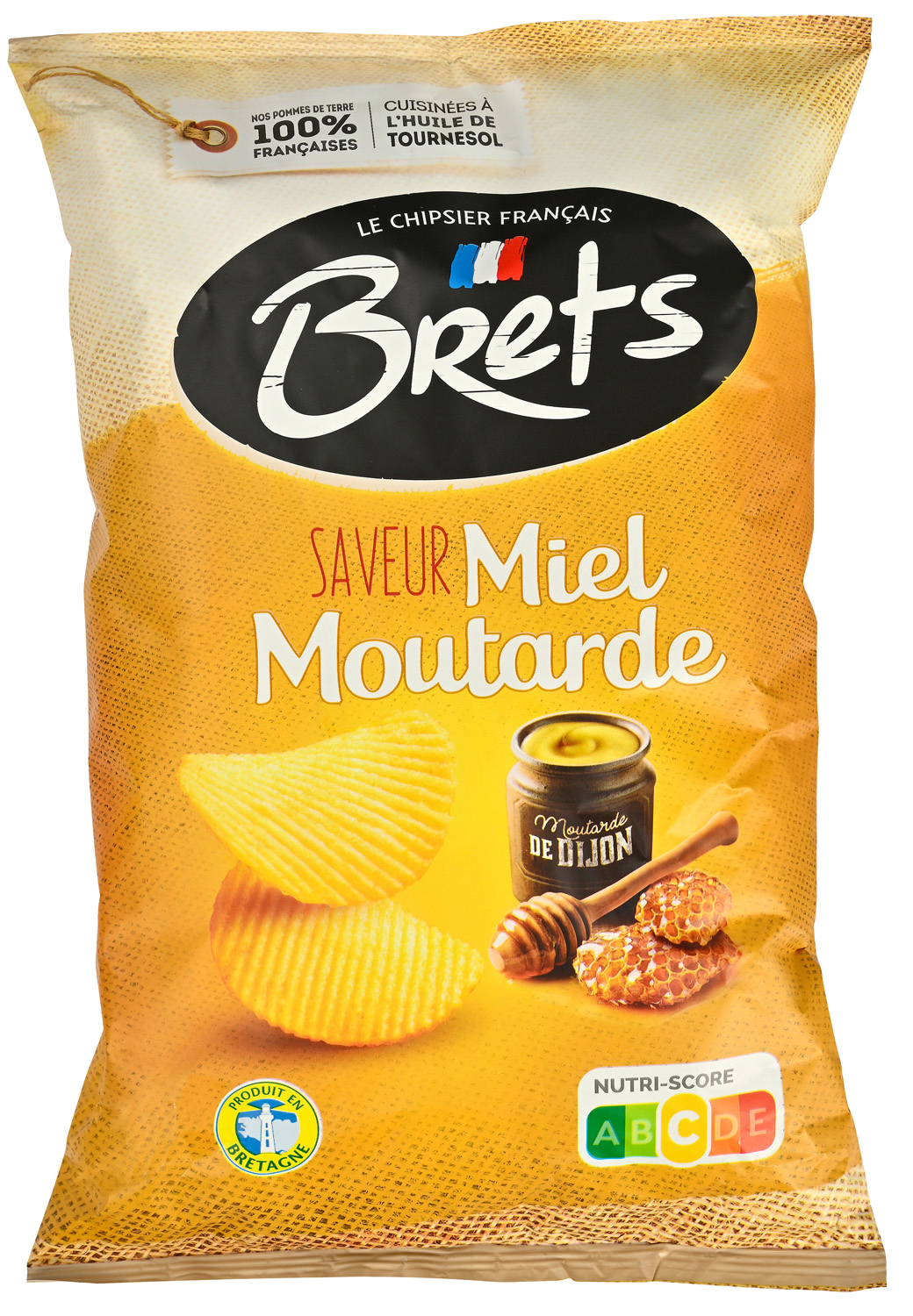 Brets potetchips m/honning og sennep 125 g