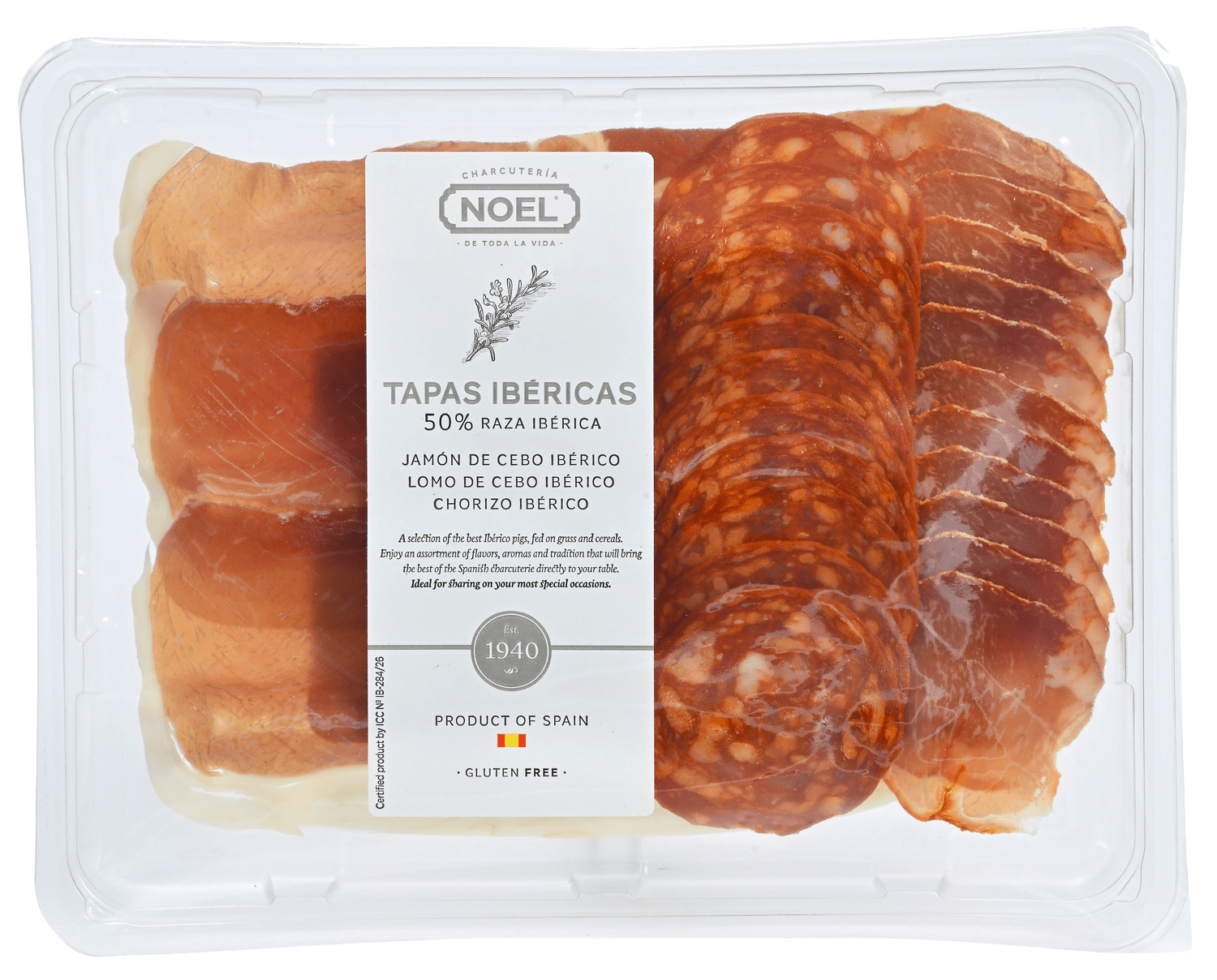 Ibèrico tapas brett skivet 24 mnd 100 g