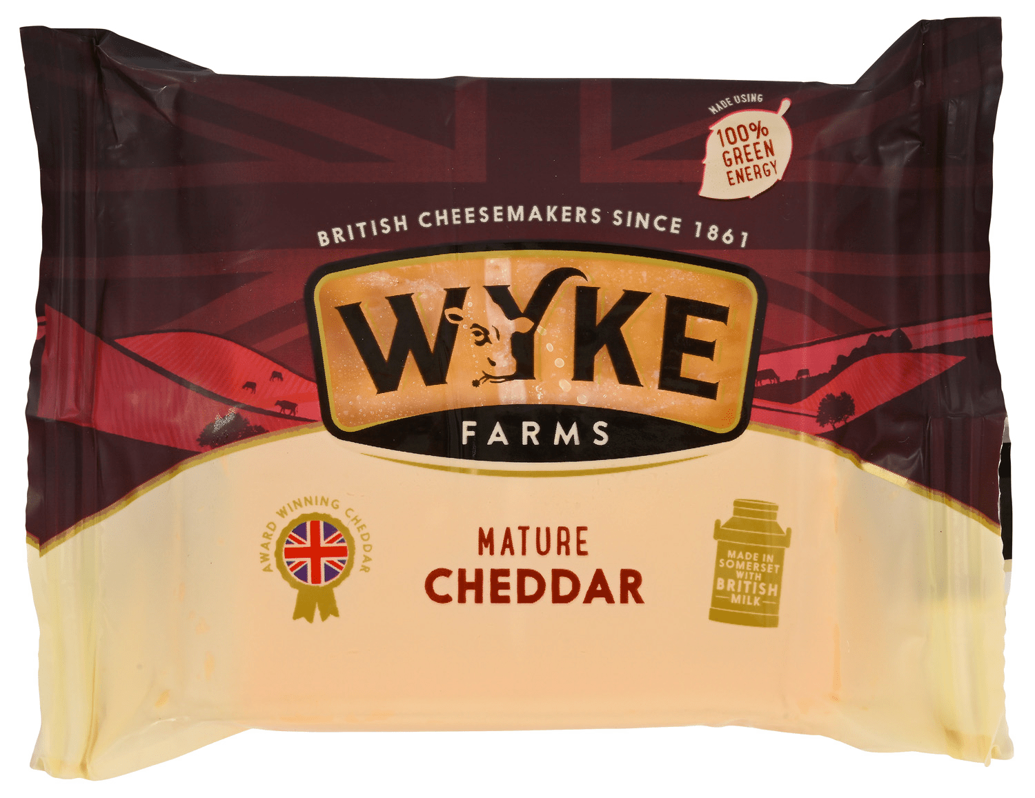 Wyke engelsk cheddar bit 200 g