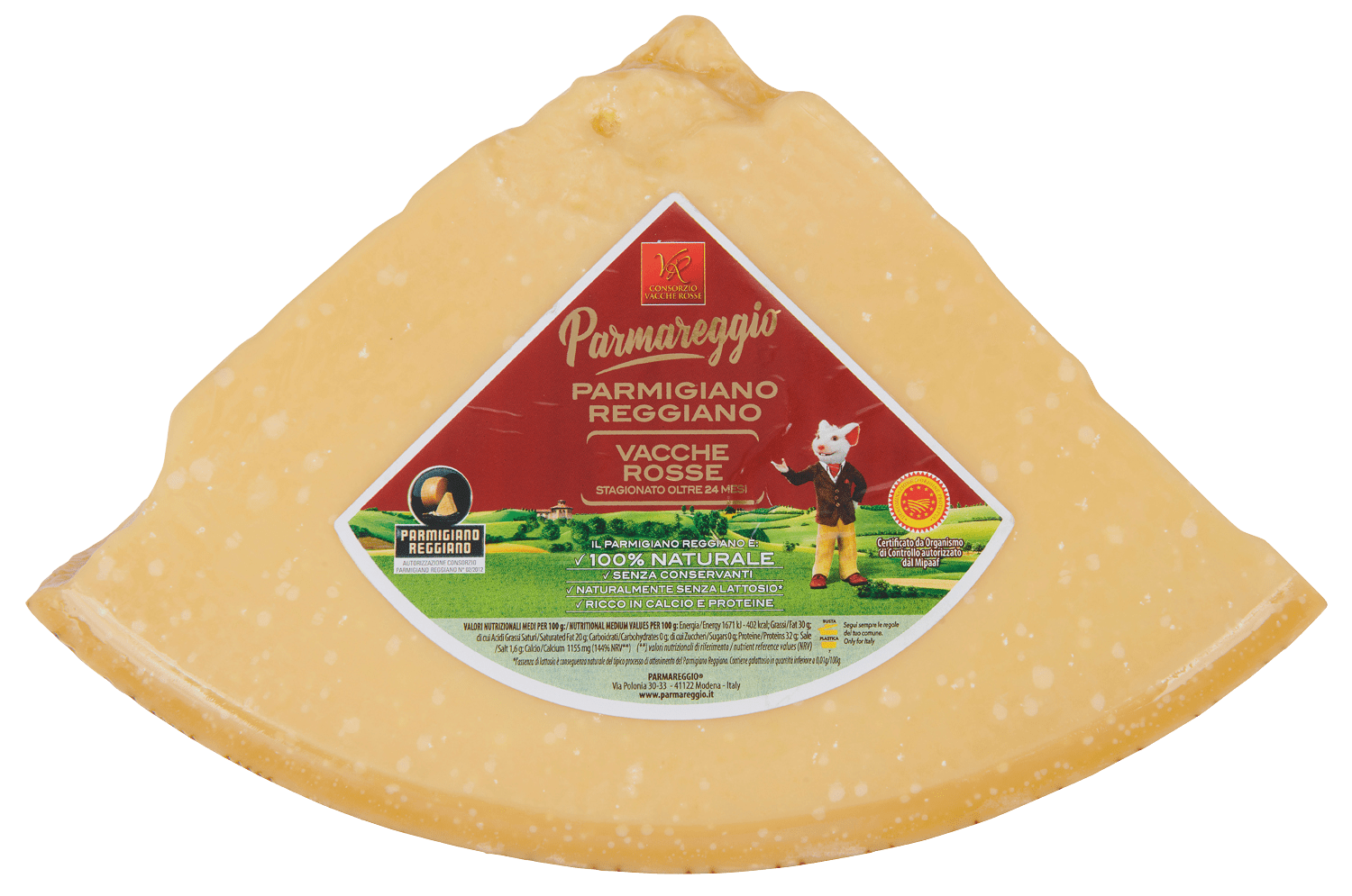 Parmigiano Reggiano vacche rosse ca 4,85 kg