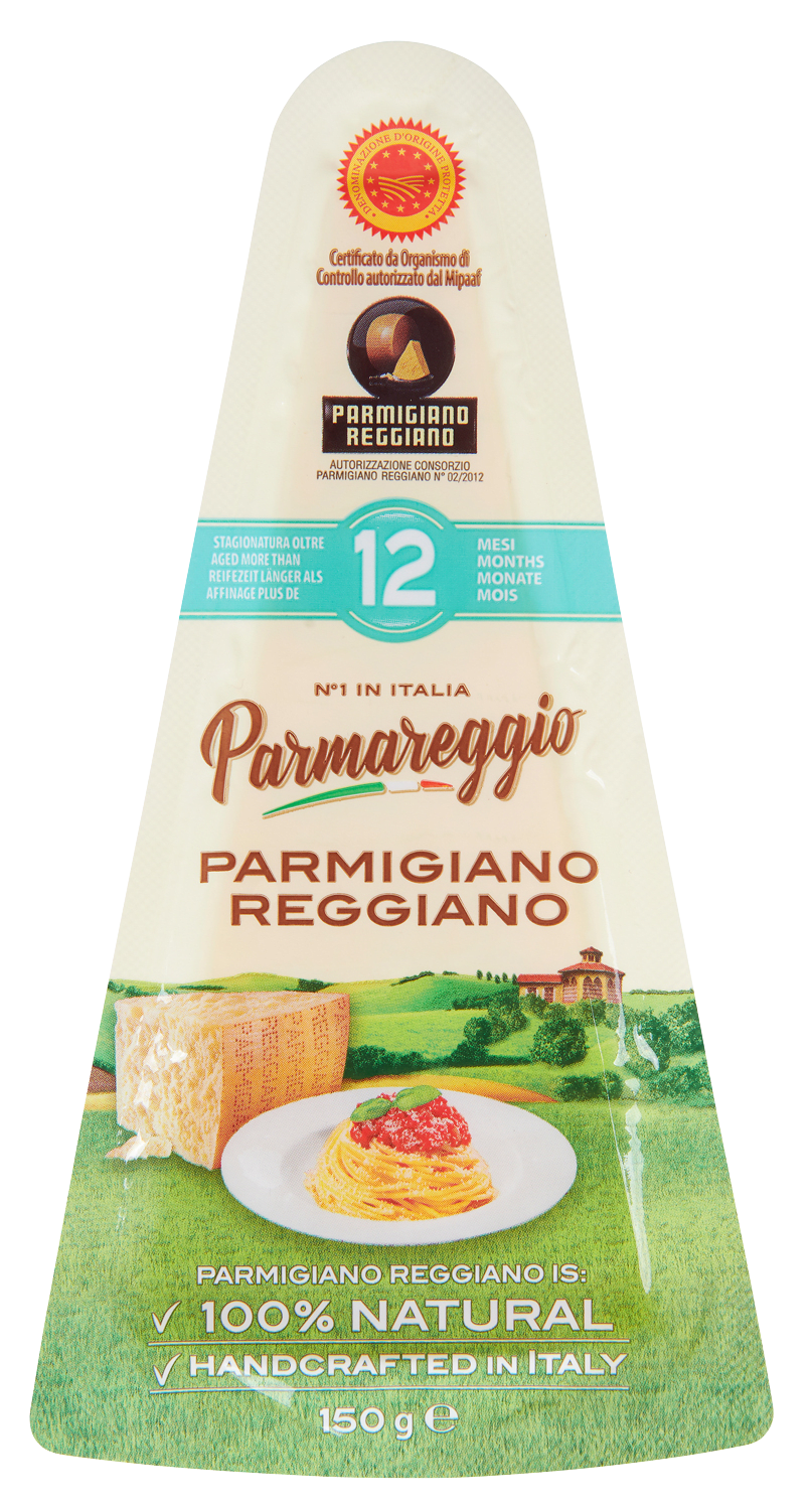 Parmigiano Reggiano trekant 12 mnd DOP 150 g