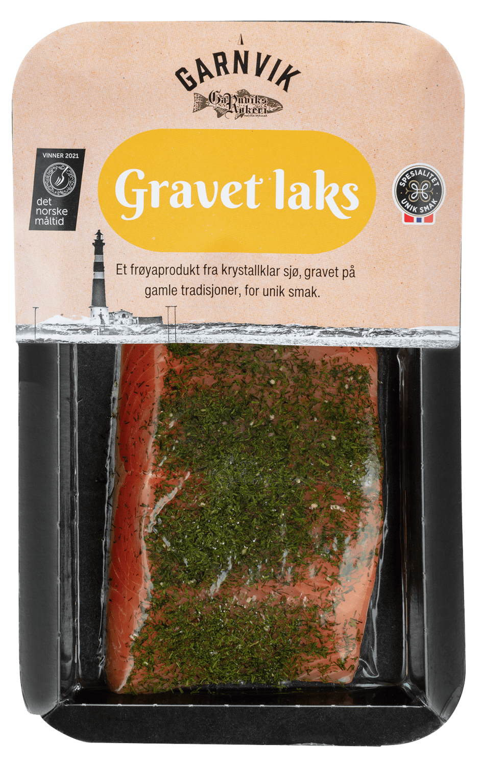 Garnviks Røkeri gravet laks bit 200 g