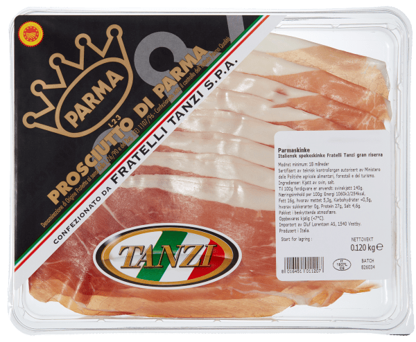 Prosciutto de Parma gran reserva DOP 120 g