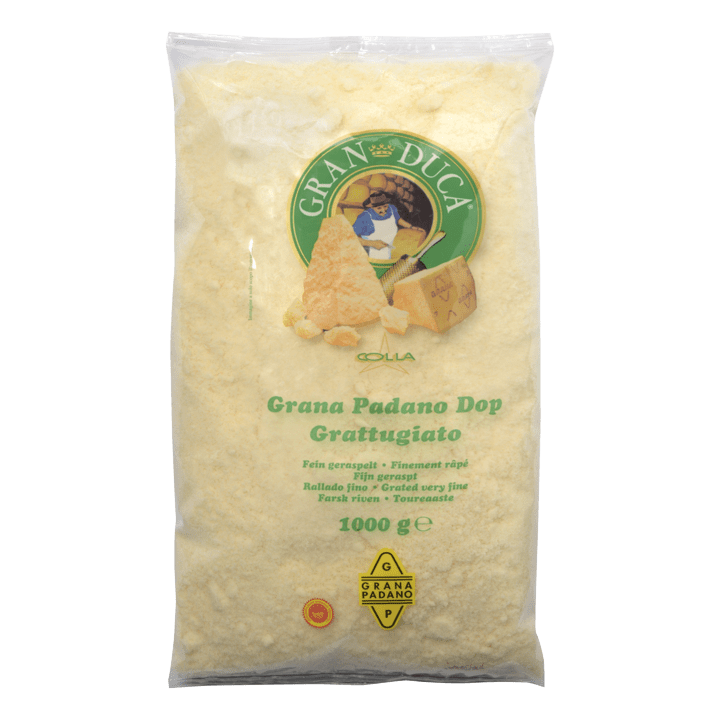 (Nytt nr 907528) Grana Padano revet fersk DOP 1 kg