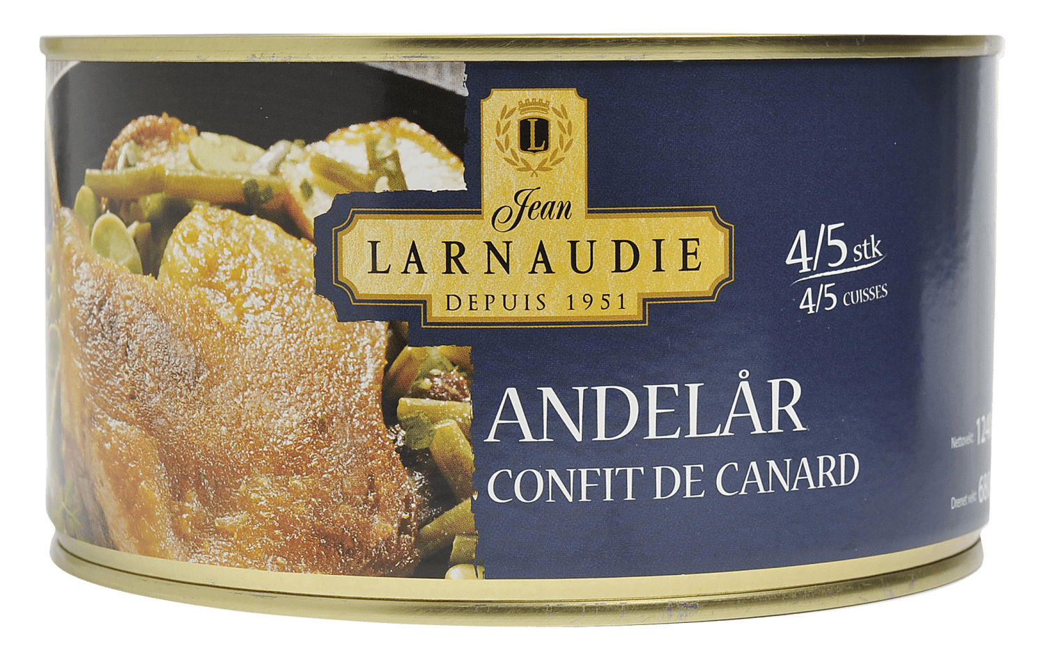 Confit de Canard (andelår) 1,24 kg