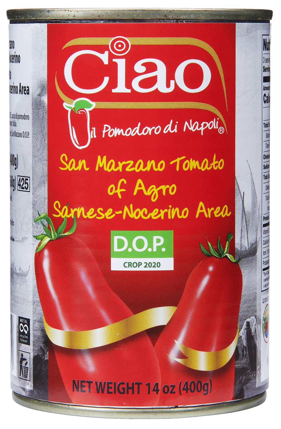 (Utgått) Ciao tomater San Marzano DOP 400 g