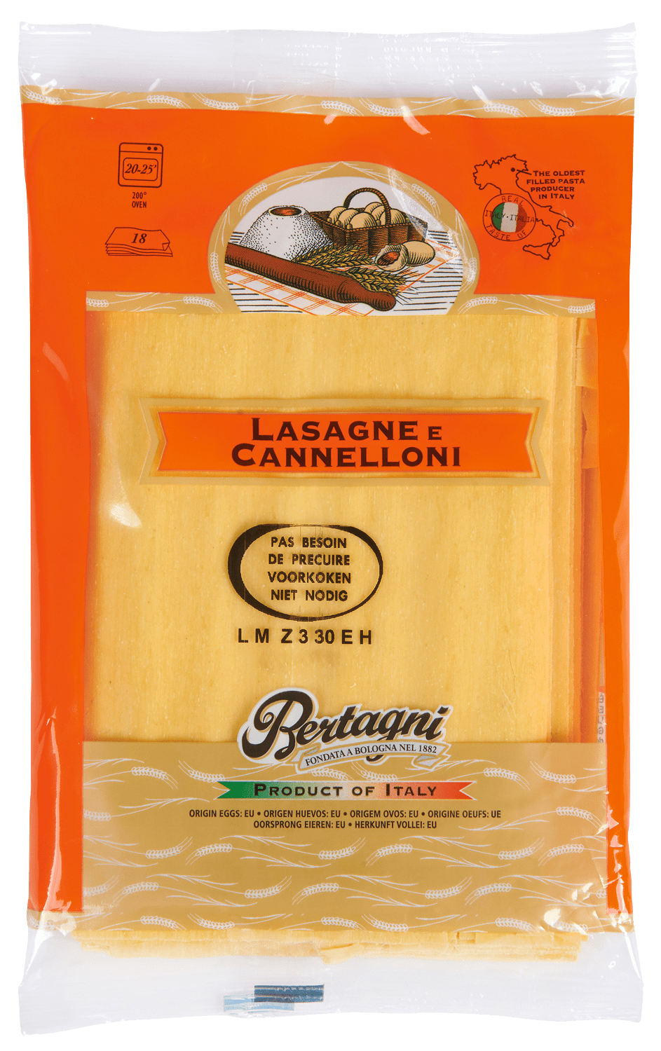 Bertagni lasagneplater 250 g