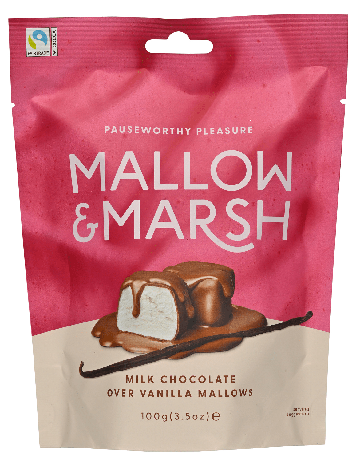 Mallow & Marsh marshmallows sjoko & vanilje 100 g