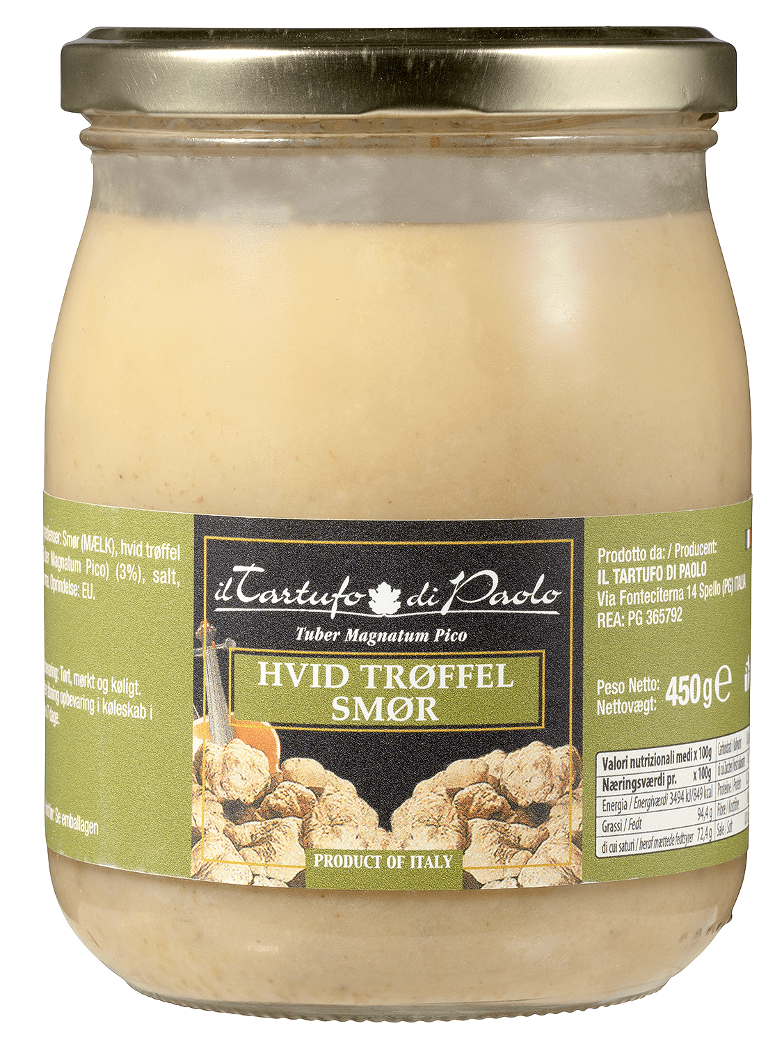 Il Tartufo smør m/hvit trøffel 450 g