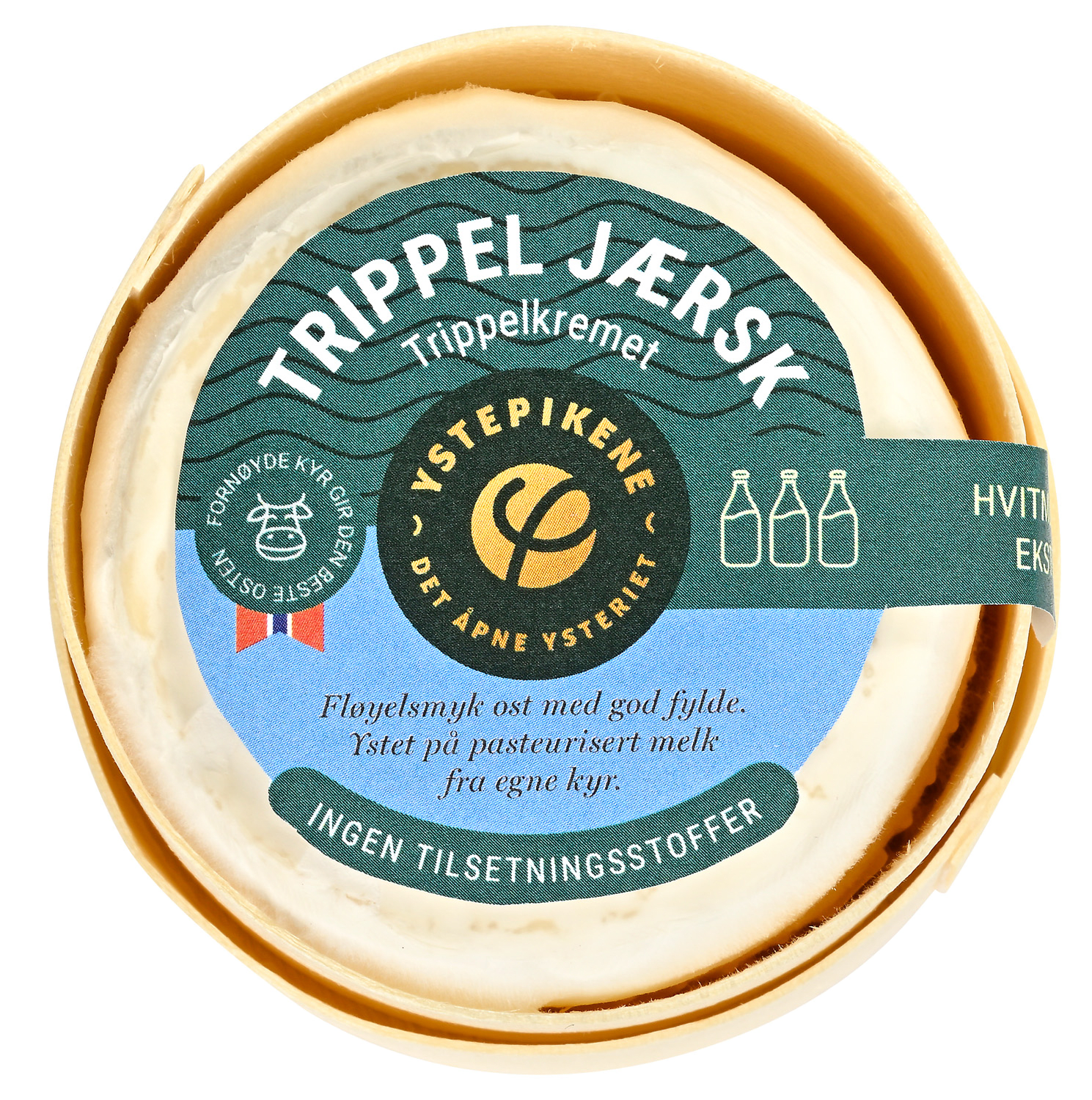 Ystepikene trippel Jærsk i eske 125 g