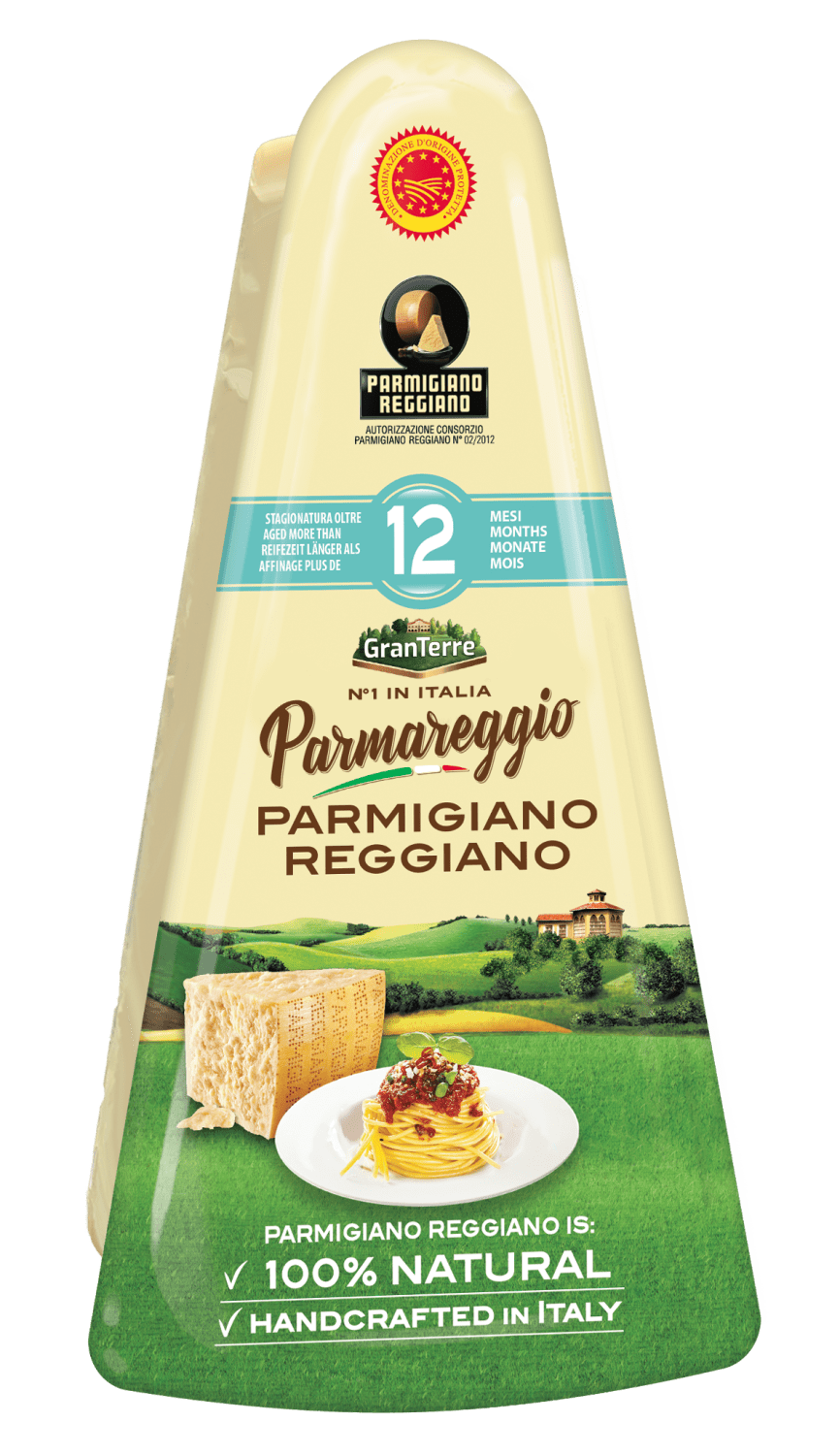 Parmigiano Reggiano trekant 12 mnd DOP 150 g