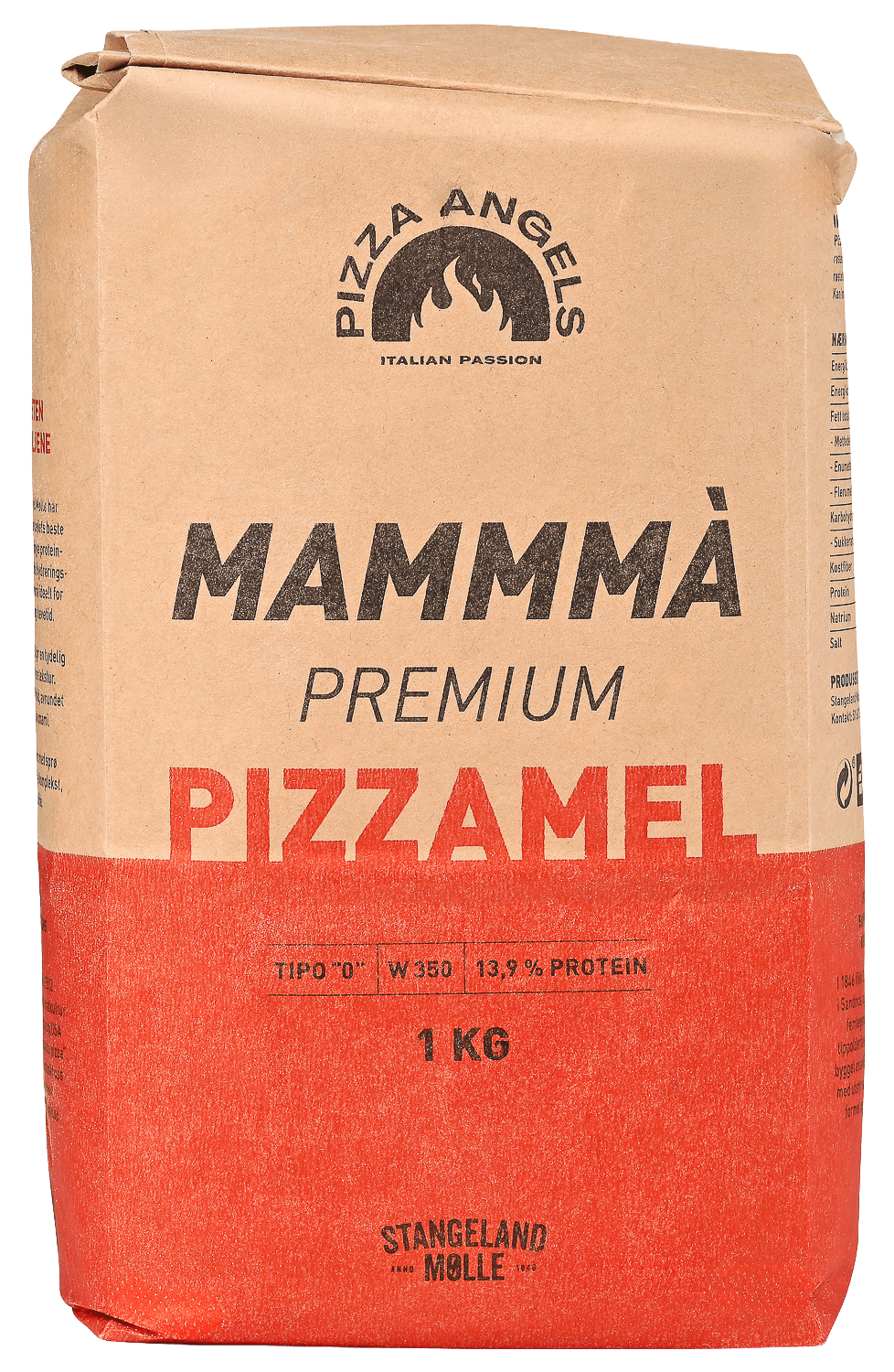 Pizza Angels Mammmà premium pizzamel 1 kg