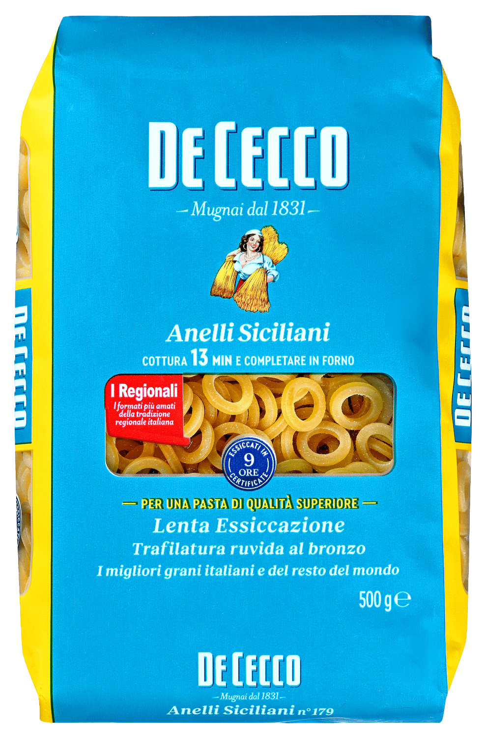 De Cecco Anelli Siciliani (ringer) 500 g   