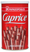 Caprice wafer rolls m/hasselnøttkrem 115 g