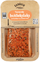 Garnvik varmrøkt hvitløkslaks bit 200 g