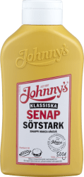 Johnny's sennep søtsterk 500 g