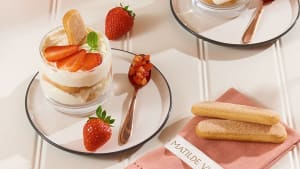 Tiramisu med jordbær