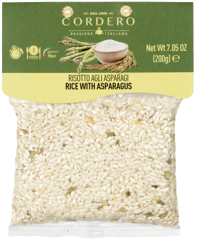 Cordero risotto m/asparges 200 g