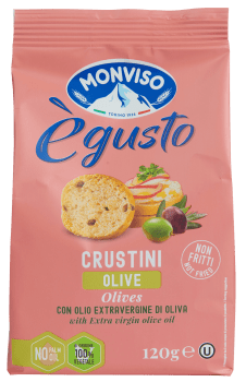 Panmonviso crustini m/oliven 120 g