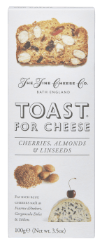Toast for cheese kirsebær, mandel & linfrø 100 g