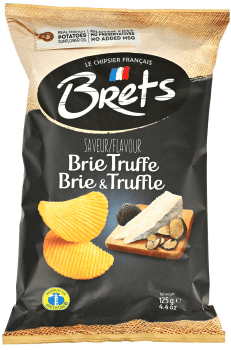 Brets potetchips m/trøffel og brie 125 g