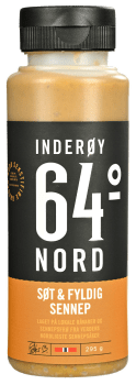 Inderøy 64° Nord søt & fyldig sennep 295 g