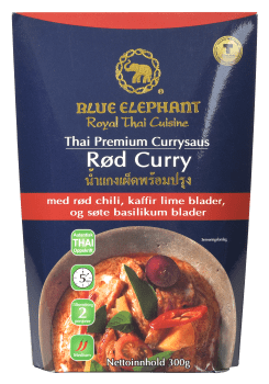 Blue Elephant currysaus rød 300 g