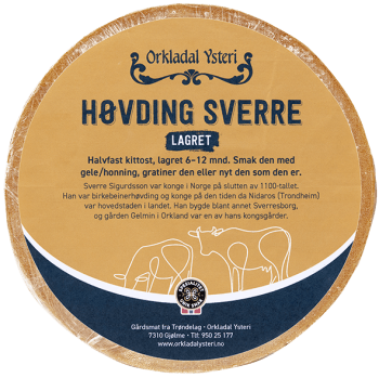 Orkladal Ysteri Høvding Sverre Lagret ca 3,2 kg