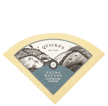 # Quicke's cheddar ekstra vellagret PDO ca 1,5 kg