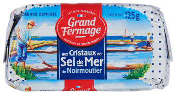 Fransk smør m/havsalt 125 g