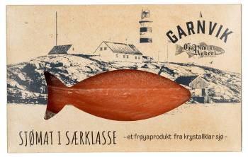 Garnvik røkt laks halvside ca 500 g