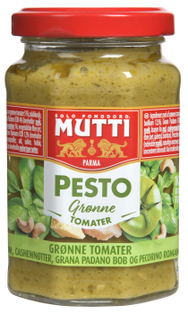 # Mutti pestosaus m/grønne tomater 180 g